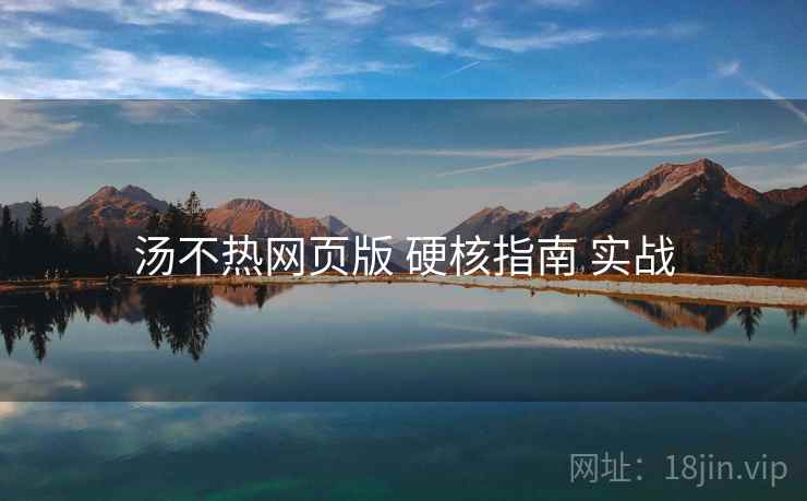 汤不热网页版 硬核指南 实战