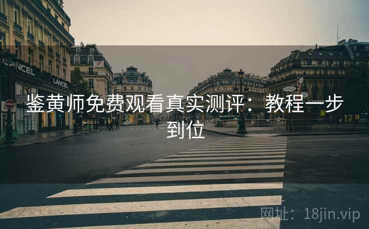 鉴黄师免费观看真实测评：教程一步到位