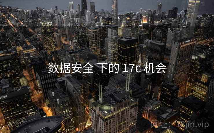 数据安全 下的 17c 机会