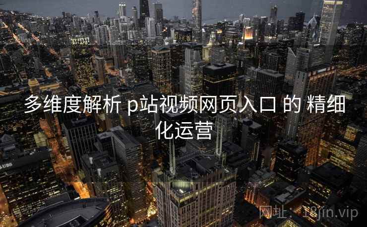 多维度解析 p站视频网页入口 的 精细化运营